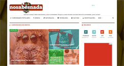 Desktop Screenshot of nosabesnada.com